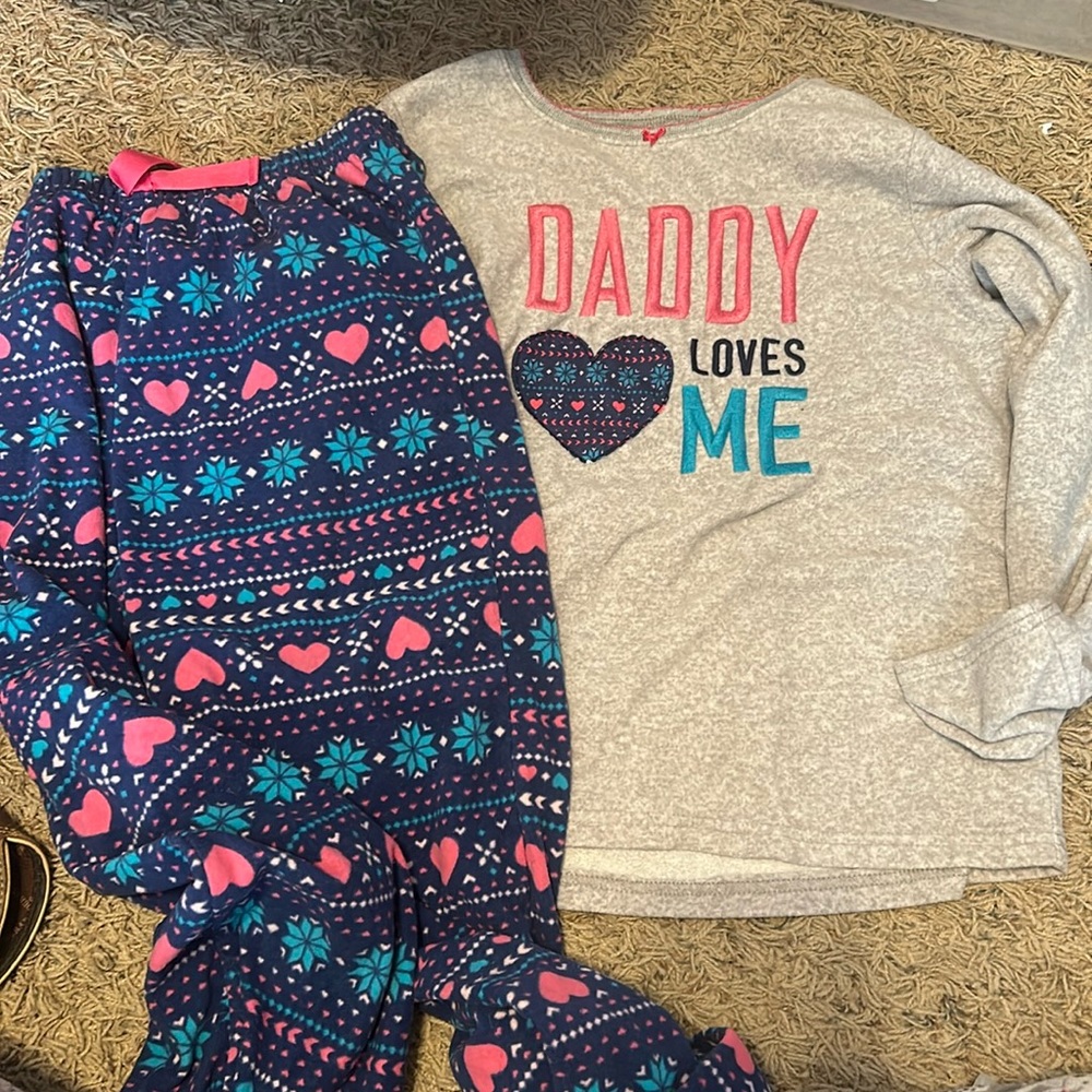 Daddy loves me pj set